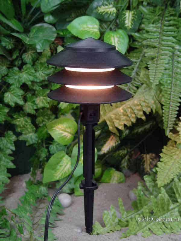 Декоративные светильники для сада фото