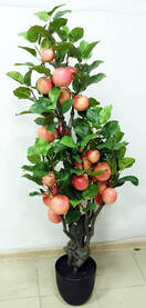 Яблоня искусственное дерево (с плодами в кашпо)