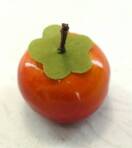 Муляж искусственное яблоко круглое мини (оранжевое)