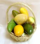 Муляж искусственное манго (желто-зеленое)