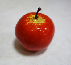 Яблоко искусственное мини муляж (красное)