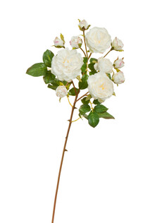 Роза искусственная (дэвид ости спрей ( белая)