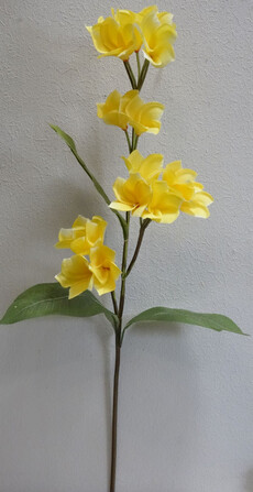 Орхидея искусственная ветка (желтая)