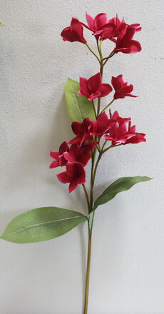 Орхидея искусственная высокая ветка (красная)