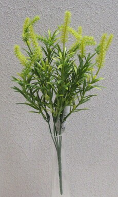 Трава искусственная розмарин куст (пестрый желтый)