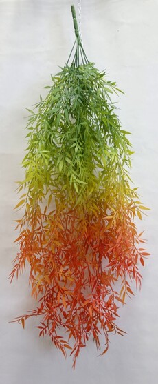 Ампельный искусственный куст (бамбук (зелено-рыжий)