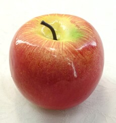 Яблоко искусственное круглое муляж (красное)