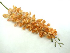 Орхидея искусственная дендробиум ветка (оранжевая)