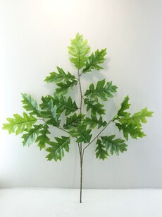 Ветка искусственная лист дуба латекс