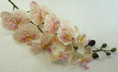 Орхидея искусственная фаленопсис крапина ветка (розовая)