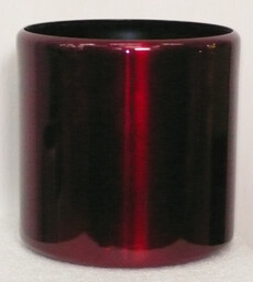 Кашпо эдельвейс цилиндр (рубиновый)