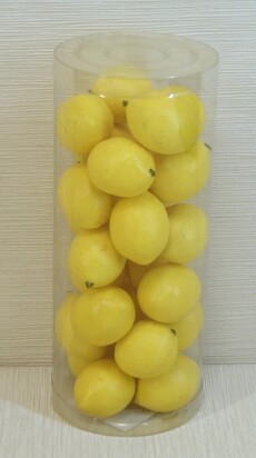 Муляж искусственный (лимоны в тубе)