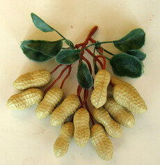 Орехи искусственные арахис на ветке муляж