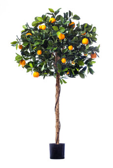 Дерево искусственное с плодами мандарина голд