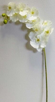 Орхидея искусственная ветка (фаленопсис,белая)