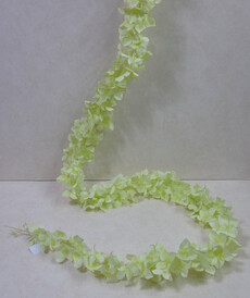 Лиана искусственная гирлянда из цветов гортензии (зеленая)