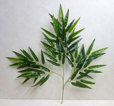 Ветка искусственная лист бамбука (зеленый)