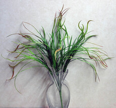 Трава искусственная осока куст (светло-коричневая)
