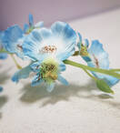 Орхидея искусственная ветка (дендробиум голубой)