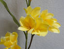 Орхидея искусственная ветка (желтая)