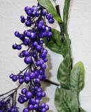 Ветка искусственная с ягодами годжи (фиолетовая)
