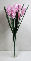 Гиацинт искусственный куст (розовый)