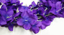Лиана искусственная гирлянда из цветов гортензии (фиолетовая)