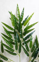 Ветка искусственная лист бамбука (зеленый)